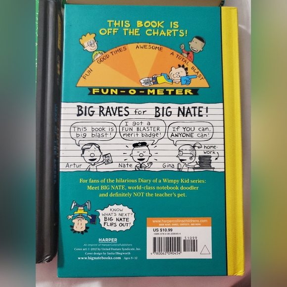 :* lot of 5 books the loser list big nate zombiekins investigators junior chef - Picture 9 of 12